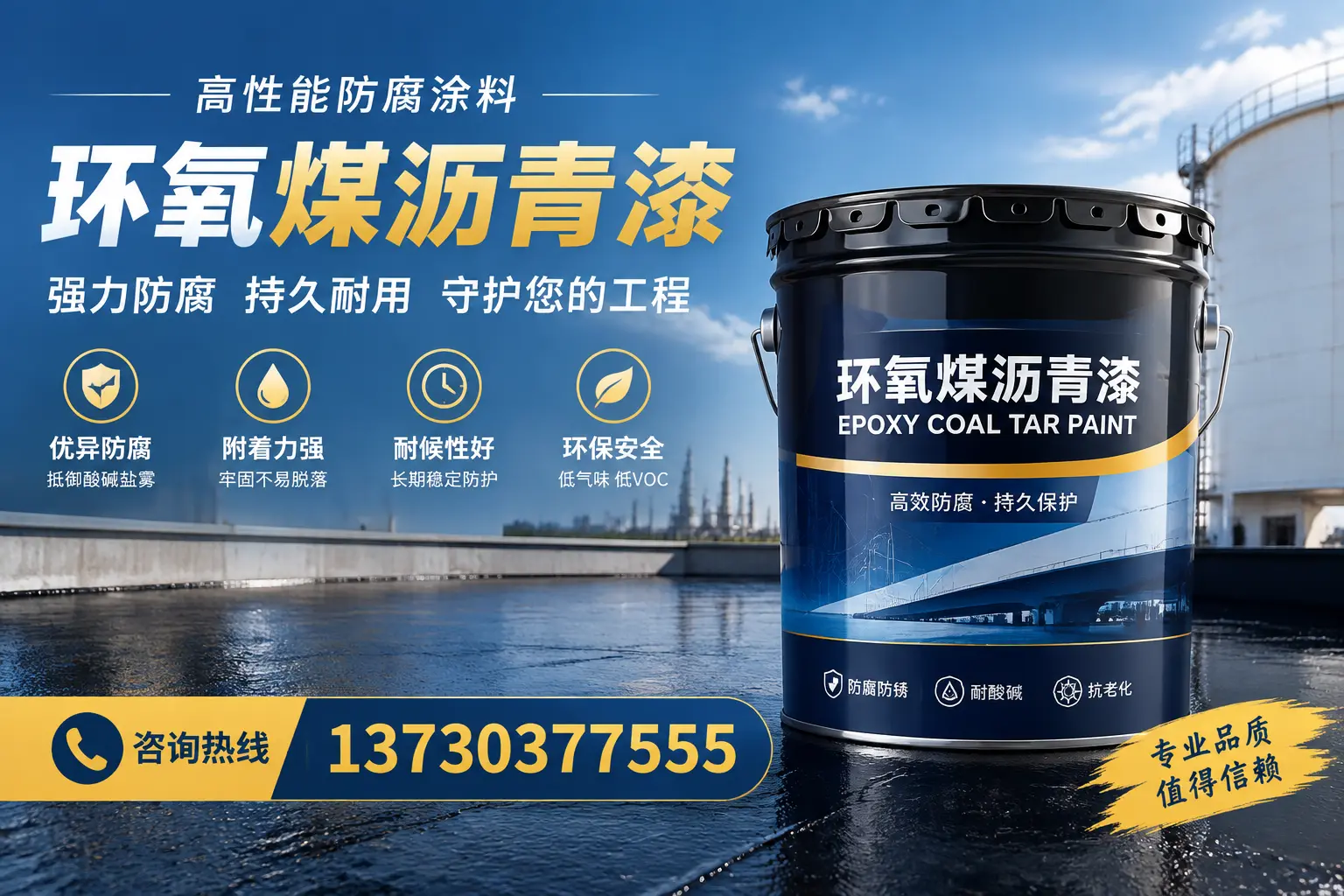 环氧煤沥青漆的耐久性分析，适合揭阳的使用场景